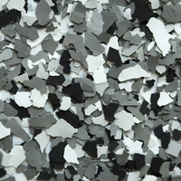 Flocons de peinture époxy pour sols en mica, flocons de revêtement pour sols en résine époxy, flocons de mica