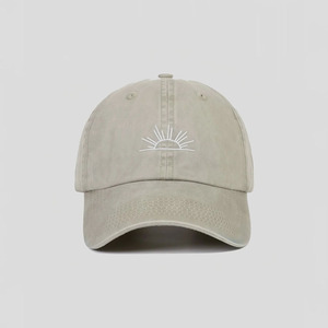 Nueva Gorra de Béisbol Bordada con Diseño de Sol de Playa, Personalizable OEM, Gorra de Sol Unisex de Algodón Suave - Product Image 3