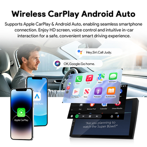 Autoradio Android 10 pouces Rhythm High Speed PX5S 8 cœurs, faible consommation, écran HD IPS 1280*720, Bluetooth mains libres, lecteur de navigation pour véhicule - Product Image 4