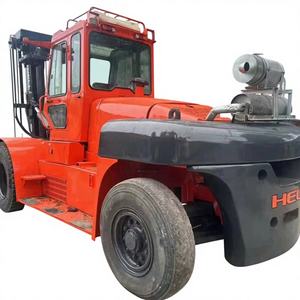 Chariot élévateur diesel Mitsubishi TCM HELI 16 tonnes d'occasion avec positionneur de fourche FD160 - Product Image 1