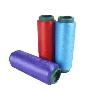 POY DTY FDY Dyed 100% Polyester Yarn For Knitting