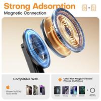 Bâton de selfie magnétique avec télécommande pour téléphone portable 360 °   Rotation. Se transforme en mini trépied, poignée de maintien pour appareil photo, stabilisateur portatif.