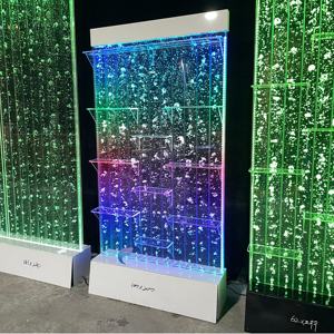 Panneau mural à bulles d'eau en acrylique avec lumière LED changeante de couleur pour la décoration intérieure et extérieure - Product Image 3