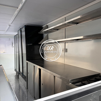 Caffetteria Modulare in Container Prefabbricato da 20 Piedi con Cucina Commerciale e Finestra di Servizio, Design Personalizzato