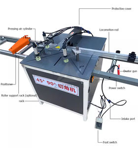 Machine à découper les profilés en aluminium Fenêtre Scie à découper les profilés en aluminium à 45 degrés et 90 degrés - Product Image 6