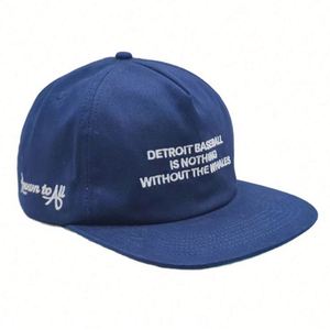 5 Panel Unstructured Custom logo Snapback Cap <b>Hat</b> - Product Image 1