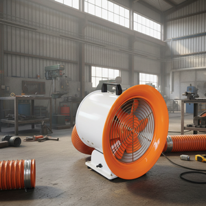 Ventilador Centrífugo Portátil ROBOTECH TIP-250S 2022, Aspas de Hierro Fundido, Bajo Nivel de Ruido, Ligero, Independiente, OEM, 110-240V - Product Image 3