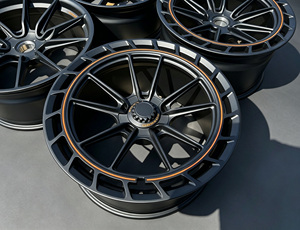 Nouvelles jantes en alliage forgées à profil profond concave 17-22 <span class=keywords><strong>pouces</strong></span> 5x120 avec capuchon central verrouillable ET 25mm - Product Image 2