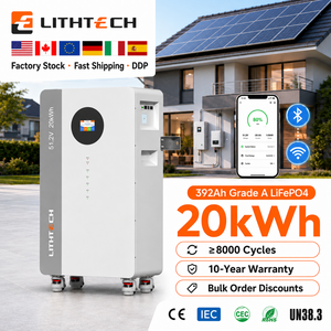 แบตเตอรี่สำรองพลังงานแสงอาทิตย์ Solaire 20kWh Smart BMS 51.2V 392Ah แบบติดผนัง  ลิเธียมไอรอนฟอสเฟต - Product Image 6