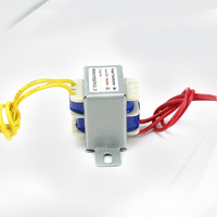 Transformateur d'alimentation EI 1W AC6V 12V 9V 12V 15V 24V à noyau en cuivre, entrée 220V, simple/double sortie