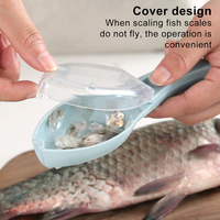 Grattoir à écailles de poisson en gros Enlever la peau de poisson Grattage facile et rapide Débarrassez-vous des écailles de poisson Nettoyage Éplucheur