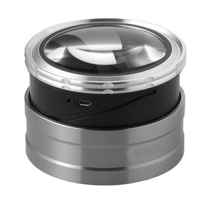Lupa de bolsillo con lupa de mano iluminada, 3 LED de la mejor calidad, con lupa de trabajo de 4 horas para baja visibilidad, venta al por mayor, 2020 - Product Image 4
