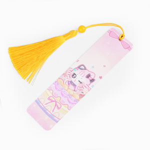 Tùy Chỉnh Tốt Cuốn Sách Đánh Dấu Trang Cá Nhân Đánh Dấu Với Lỗ Và Đầy Màu Sắc Tua Xương Trung Quốc Bookmark - Product Image 2