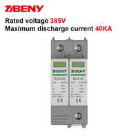 Parafoudre BENY AC, dispositif de protection contre les surtensions, faible tension, SPD type 2, 385V AC SPD pour application solaire photovoltaïque