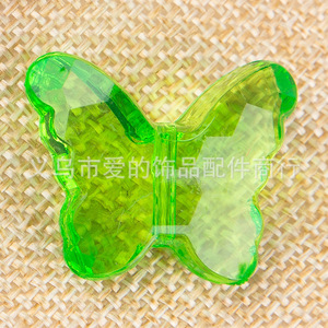 Butterfly Acrylic <b>Beads</b> Loose Transparent For Jewelry Making 22T ML22 - Product Image 3