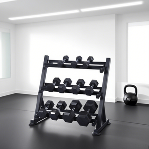 Soporte Universal Portátil para Mancuernas <span class=keywords><strong>Ironmaster</strong></span>, Soporte Ajustable para Mancuernas, Soporte de Tres Niveles para Mancuernas - Product Image 1