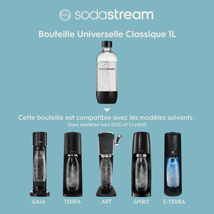 Haute qualité Sodastream classique 1L bouteille noir mousseux fabricant d'eau accessoire maison Soda Kit - Product Image 4