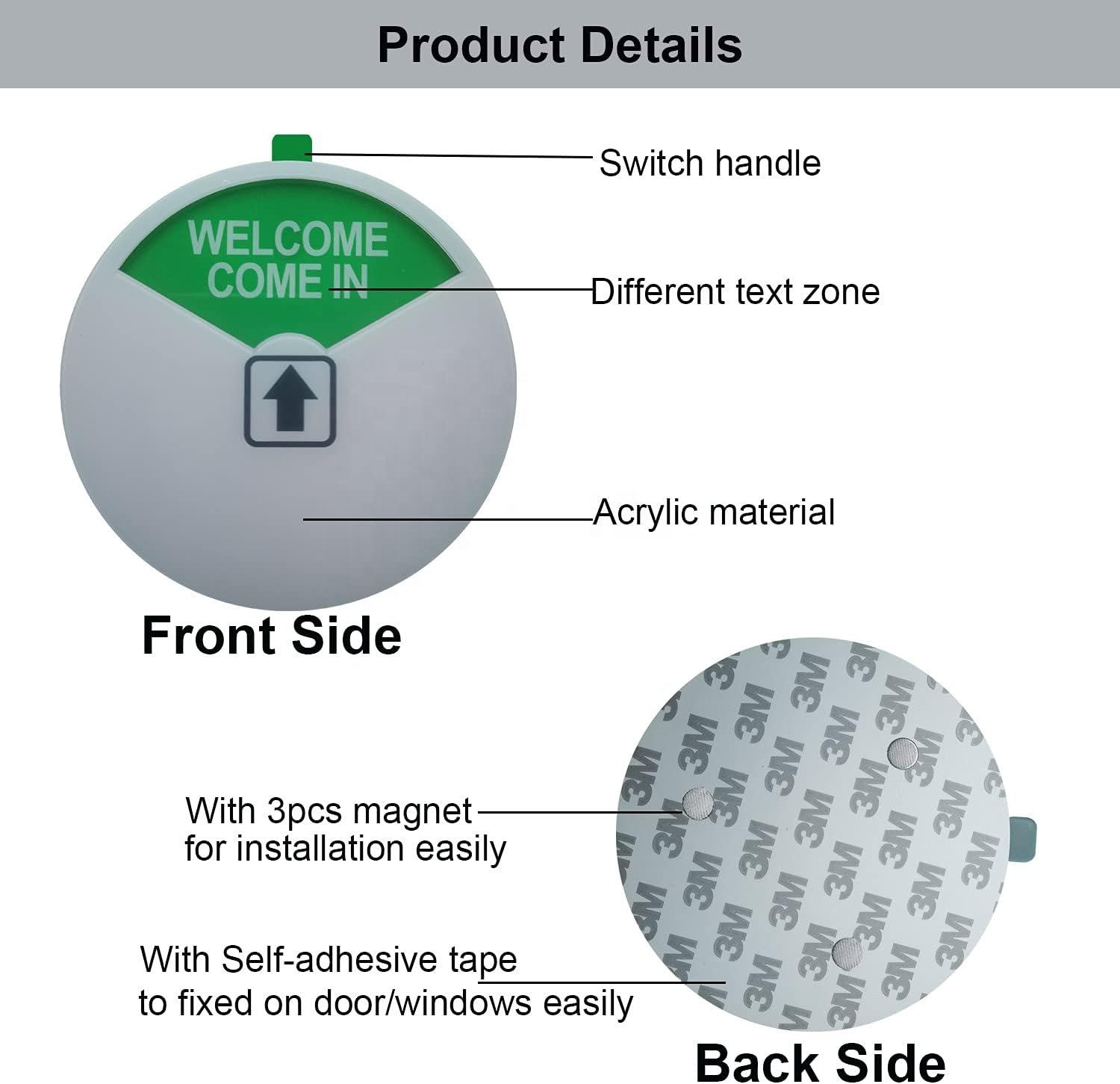 Panneau Ne Pas Déranger Plaque De Porte Bureau Avec 6 États