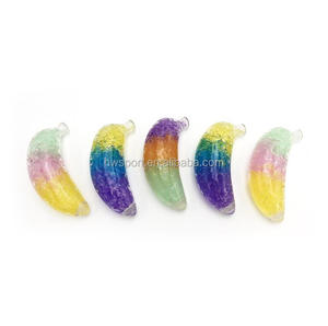 Balles anti-stress unisexes en TPR multicolores en gros, personnalisables avec logo, jouets promotionnels à presser en forme de fruits - Product Image 1