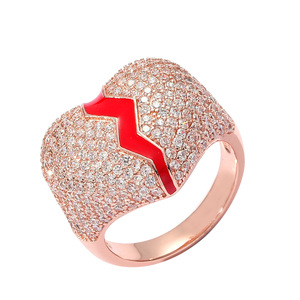Anillo de Hip Hop con Corazón Roto, Anillo de Amor, Estilo Hipster, para Hombre y Mujer - Product Image 5