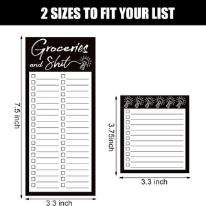 Bloc de Notas Magnético Personalizado para Refrigerador, Autoadhesivo, con Hojas Desprendibles, Lista de Tareas Diarias, Lista de Compras, Laminado, 100 Hojas - Product Image 1