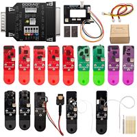 Kit d'adaptateurs GODIAG 14-en-1 pour la programmation de clés cryptées BMW BDC2/BDC3/BCP U-Key et VAG 5C/5D