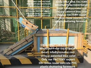 Marc 80 + Tấm Nhựa PVC Đổ Bê Tông Tái Sử Dụng 15Mm 18Mm 9Mm 16Mm Màu Xanh Dương 1250*3000Mm 13Mm Dùng Cho Ván Khuôn Xây Dựng - Product Image 4