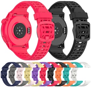 Pulsera deportiva de repuesto de 20mm y 22mm, correa de reloj de silicona suave para <span class=keywords><strong>COROS</strong></span> <span class=keywords><strong>PACE</strong></span> <span class=keywords><strong>3</strong></span>/APEX 2/<span class=keywords><strong>PACE</strong></span> 2 - Product Image 1