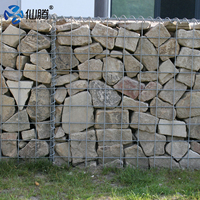 Gabion soudé galvanisé à chaud en stock pour murs paysagers de parcs, grillage métallique et aménagement de jardins, ultra longue durée de vie