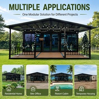 Fabricant de maisons mobiles préfabriquées extensibles à double aile de 20 et 40 pieds, isolées pour la vie en extérieur – Qualité supérieure