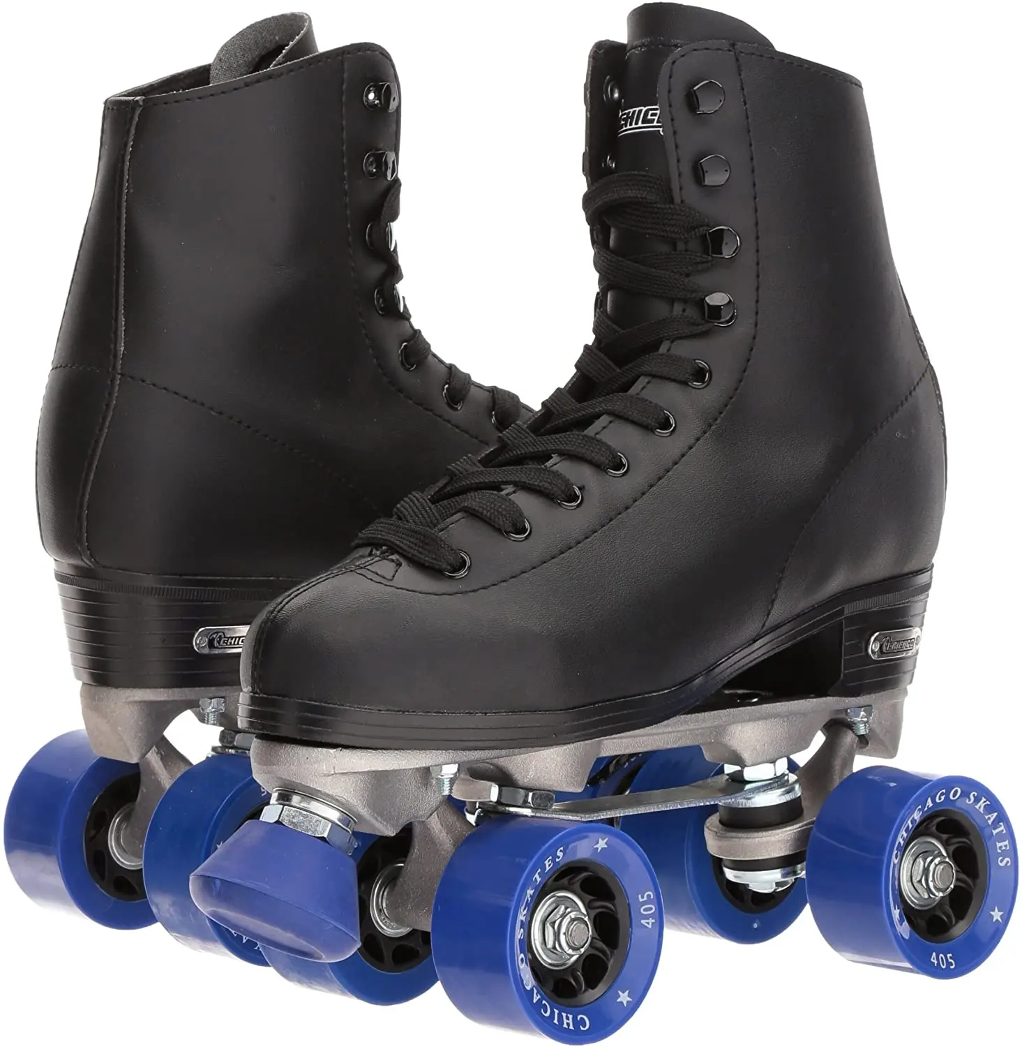 पुरुषों की क्लासिक रोलर स्केट्स-प्रीमियम काले ट्रैक्टर रिंक स्केट्स रोलर पहियों रोलर स्केट जूते