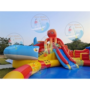 สวนน้ำแบบเป่าลมสำหรับสวนสนุกสวนน้ำบนบกสวนน้ำเป่าลมเชิงพาณิชย์ - Product Image 3