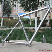 Vente en gros usine XACD Cadre de vélo de route en titane avec axe traversant