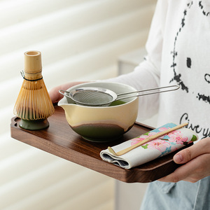Juego de 6 piezas de tazas de matcha creativas personalizadas, batidor de bambú, juego de té matcha con logotipo personalizado, juego de matcha - Product Image 2