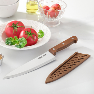 Coltello da Chef in Acciaio Inossidabile da 8 Pollici con Impugnatura Comoda e Lama Affilata per Cucina Domestica e Taglio - Product Image 3