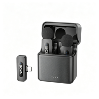 Microphone Lavalier Sans Fil BOYA BY-V3 BY-V30 BY-V35 2.4G Double Canal Anti-Bruit à Clipser pour Téléphone, Appareil Photo, Vlog, Diffusion en Direct
