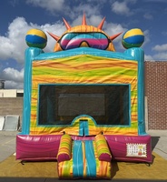 Château gonflable commercial Xinyue 4x4m en PVC pour enfants de plus de 4 ans, parc de trampoline inspiré du cirque