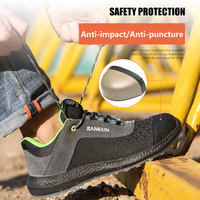JIANKUN Chaussures de sécurité pour hommes certifiées CE Baskets confortables en maille anti-crevaison Livraison rapide en 48 heures Jogging à bout en acier Bonne année
