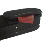 Étui pour archet de violoncelle de style allemand Boîte pour archet de contrebasse Lot de 2 pièces et accessoires pour instruments à cordes avec étui de rangement pour tige d'archet de basse