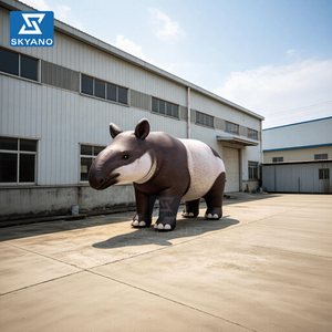 Modello Gonfiabile Gigante di Tapir Malese, Sculture di Animali Gonfiabili per Decorazione e Abbellimento in Eventi Zoo - Product Image 5