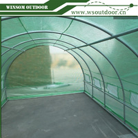 Maison verte PE transparente et étanche, maison verte,