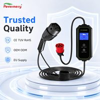 Chargeur EV portable 11 kW 16 A Type 2 400 Vca CE TUV RoHS IP67 pour fabricants OEM ODM, grossistes et distributeurs européens