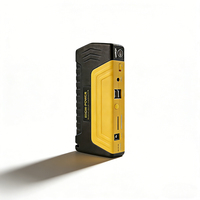 Démarreur de batterie 12V à super condensateur, compresseur de pneus, booster de batterie de voiture, batterie externe, kit d'outils d'urgence, LED jaune