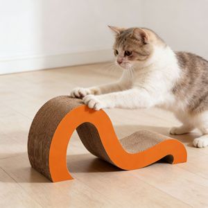 Creative cat scratching board/cat house customization, thickened corrugated, wear-resistant, non-shedding, personalized cat - Product Image 1