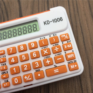 KD-1006 Scientific Calculator Mini Portable Student Function Calculator White Battery Powered - Product Image 5
