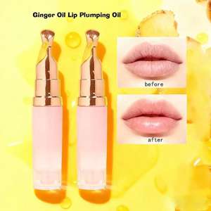 Huile pour lèvres repulpante en gros, logo personnalisé avec boîte, étiquette privée personnalisée, huile pour lèvres hydratante végane - Product Image 2