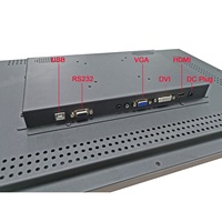 Monitor ASR Nuevo de 32 Pulgadas con Pantalla Táctil Capacitiva de 10 Puntos, Interfaces USB/Seriales/DVI, Resolución 1920x1080, para Juegos, Color Negro