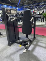 Mesin Gym Model Baru MOQ1 dengan Pin Loaded, Peralatan Gym, Alat Latihan Shoulder Press Custom Gratis untuk Gym