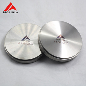 Disco de titanio Gr5 Eli Gr23 de grado médico de gran venta para implante dental - Product Image 1