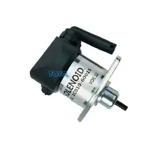 12V कट बंद Solenoid 1C010-60015 1C010-60016 1C010-60017 Kubota इंजन के साथ संगत V3300 V3600 V2203 V1505 V3800